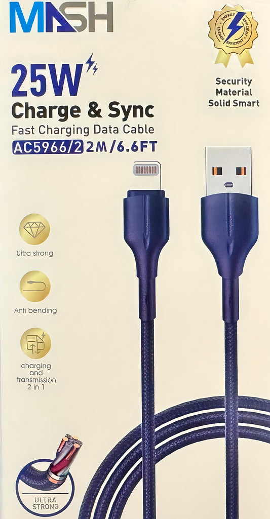 Fast charging cable for lightning