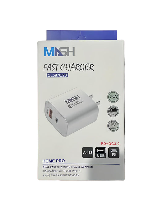 Mash wall adapter 2 in 1